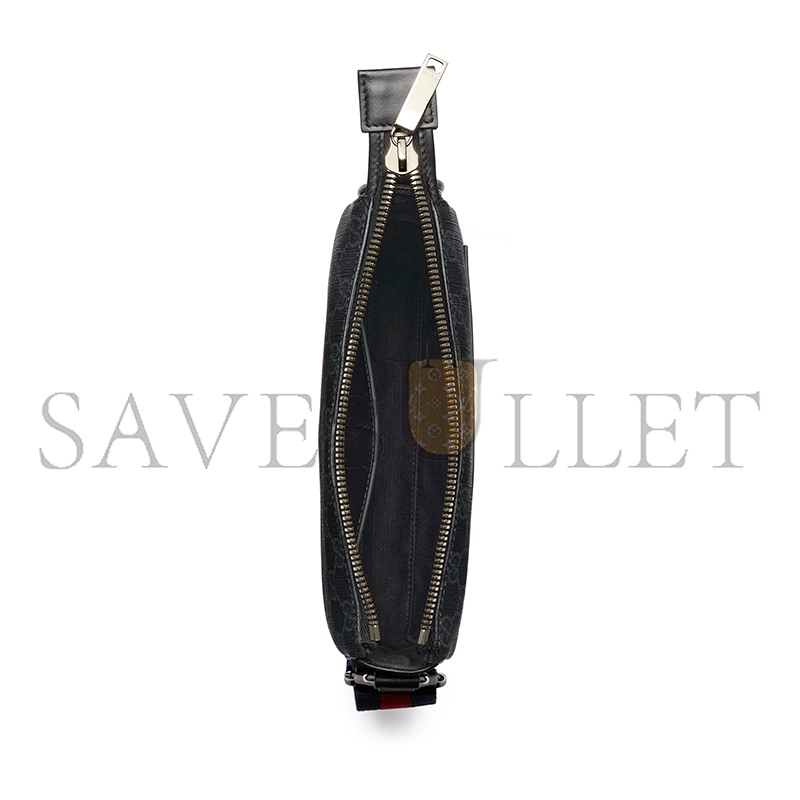 GUCCI GG BLACK SMALL MESSENGER BAG ‎‎792082 (23.5*21*4.5cm)